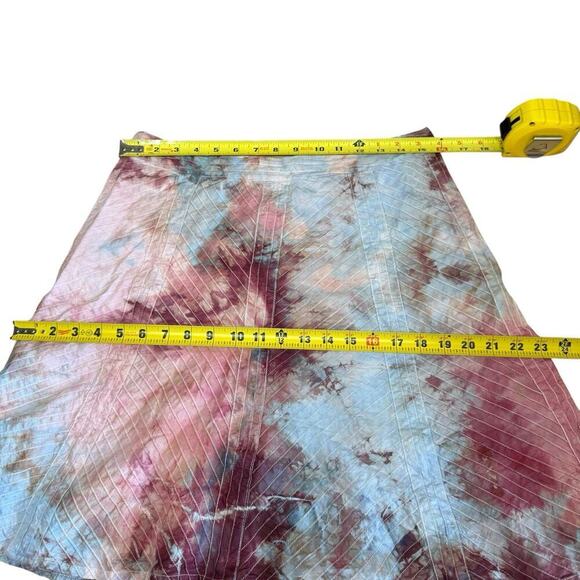 Tie Dye Skirt A-line Rough And Tumble Vintage 8 Whimsical Festival Granola Girl - Picture 4 of 5